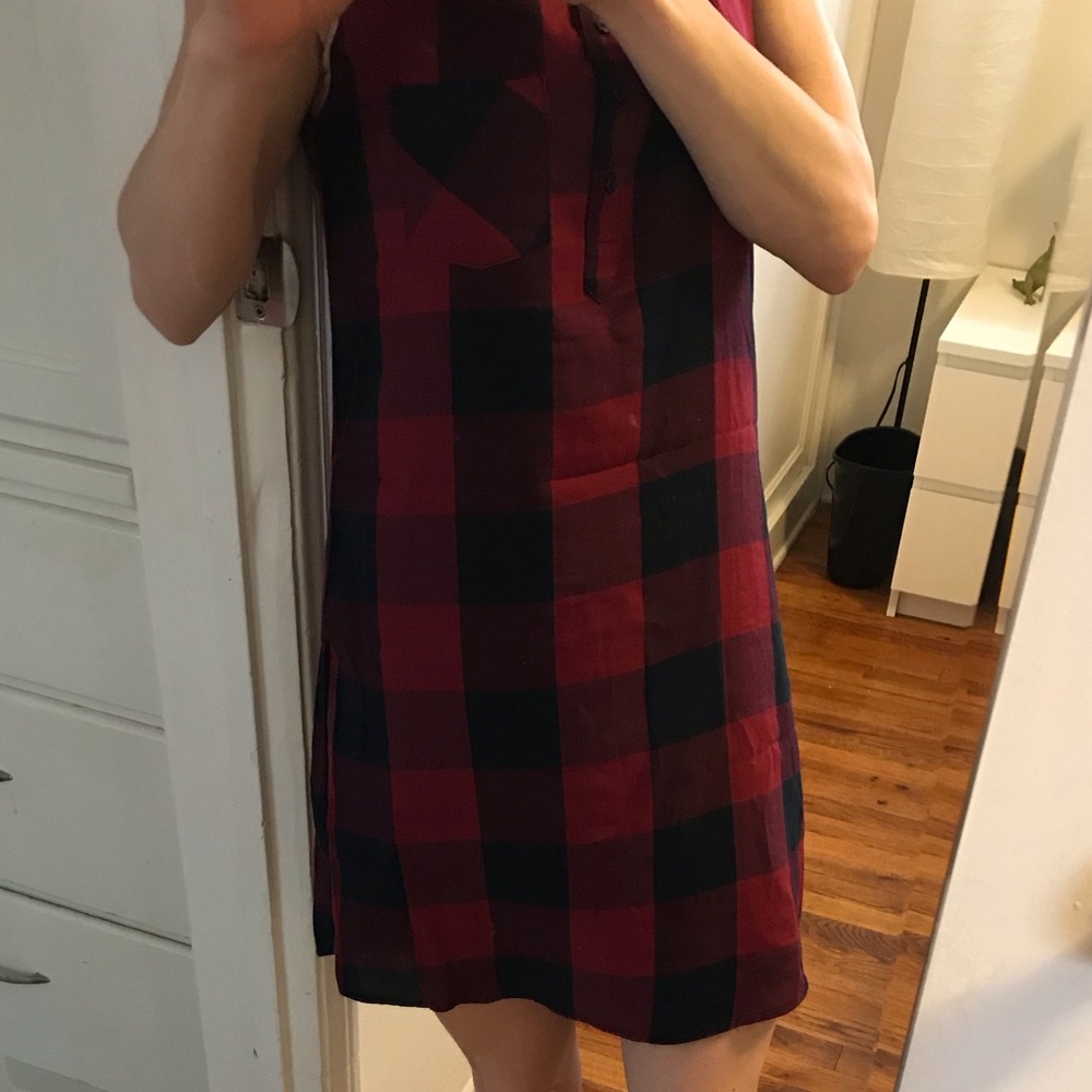‼️SOLD‼️Fox Flannel dress